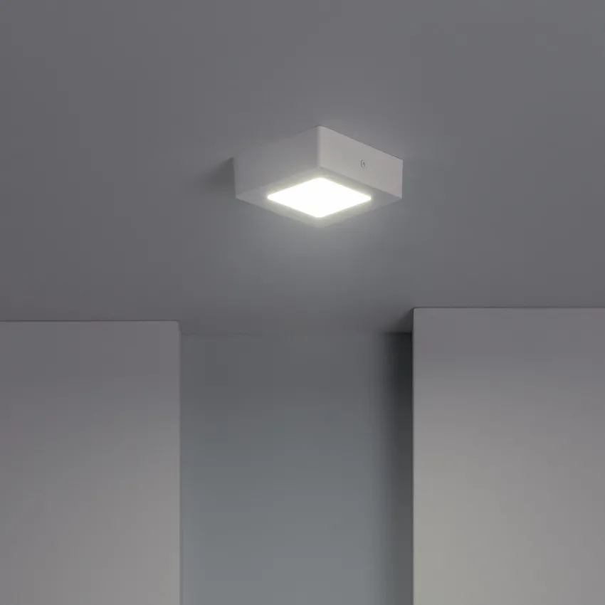 Plafonnier LED Carré 48W 60x60cm Blanc