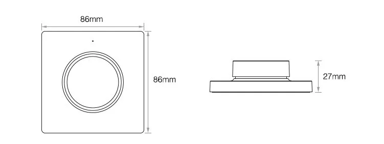 LED-Dimmer WiFi RF Kompatibel mit Schalter Weiss - Duraled