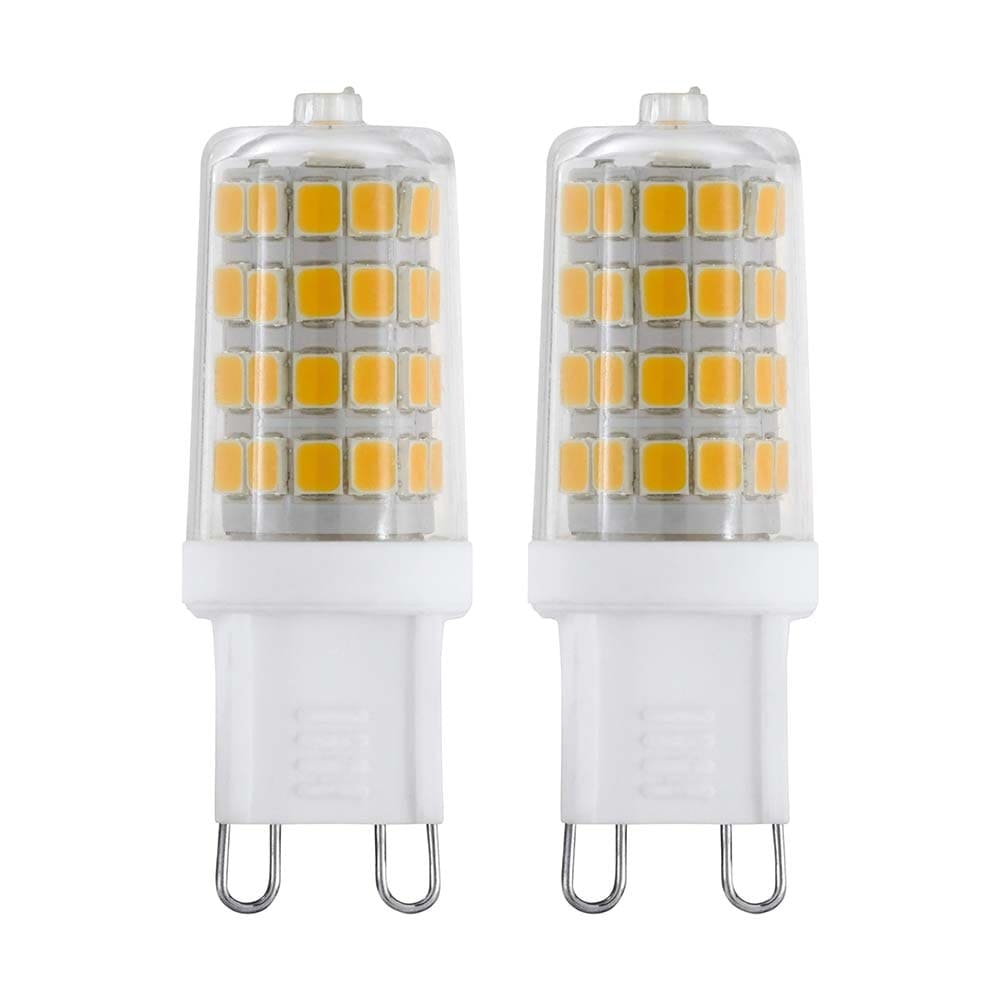 Set de 2 ampoule LED G9 blanc chaud 3000K 360lm 3W