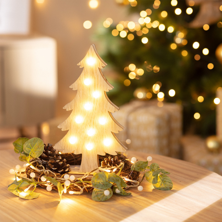 LED-Weihnachtsbaum Golden mit Batterie - Duraled
