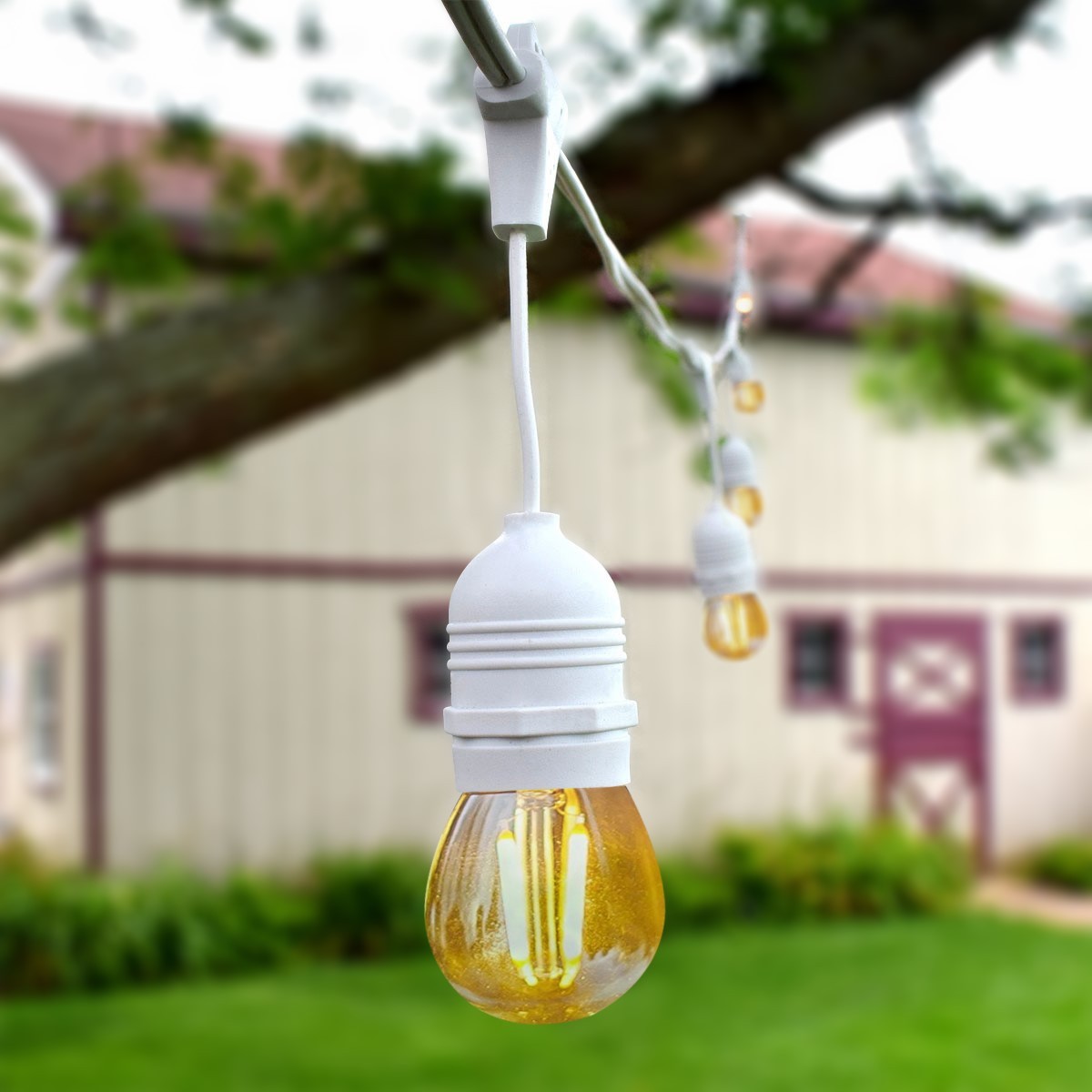 Metallisierte Lampenfassung Design für LED Lampen E27 - Duraled