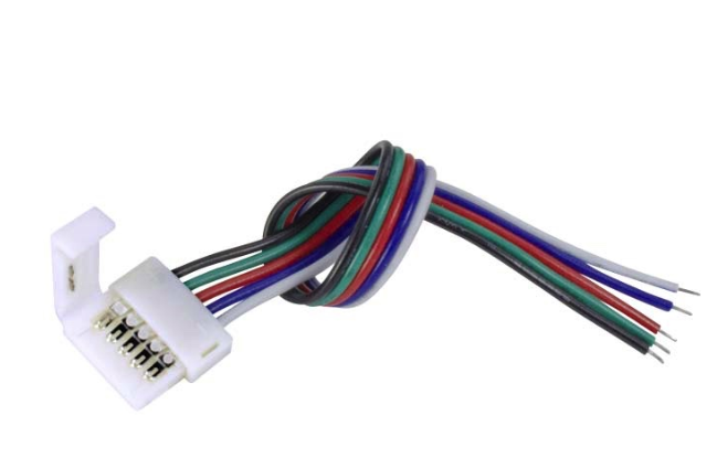Connecteur ruban LED 8 mm Click + câble 15cm + Jack - Duraled